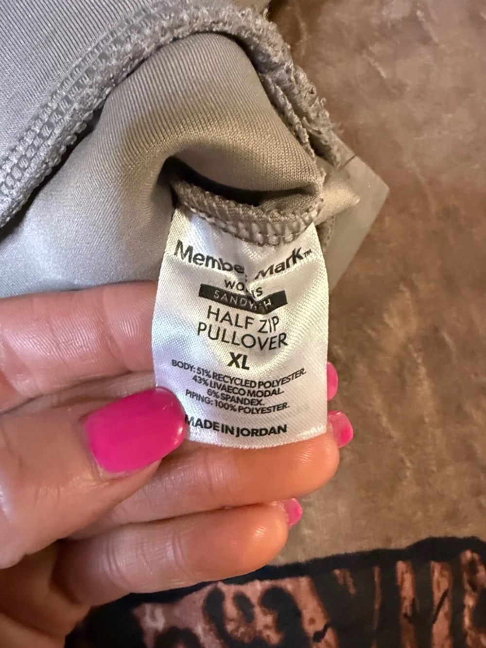 Women's Light Gray Half-Zip Pullover Hoodie NWT BUTTERY SOFT PLEASE SEE PICTURE - Picture 4 of 13